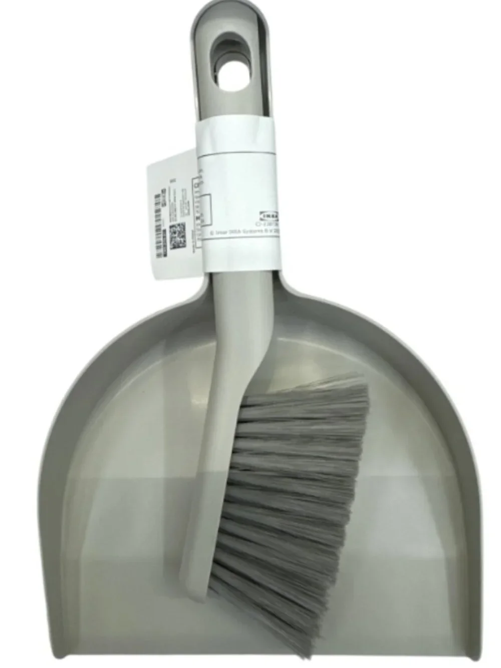 PEPPRIG 105.270.87 Dust pan and brush, gray